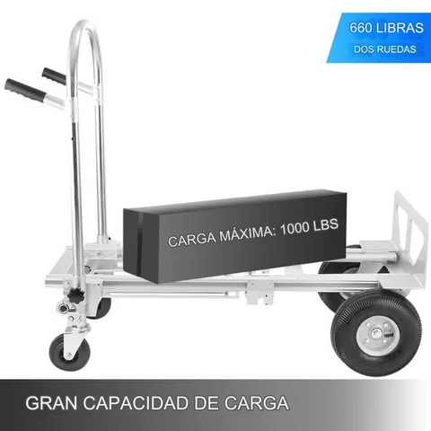 Carro de transporte multiuso plegable